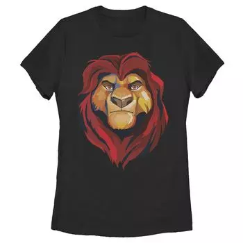 Футболка Disney's The Lion King Junior с рисунком Mufasa Licensed Character, черный