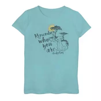 Футболка Disney's The Lion King Simba для девочек 7–16 лет «Никогда не забудь» Licensed Character