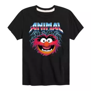 Футболка Disney's The Muppets Animal для мальчиков 8–20 лет с графическим рисунком в стиле рок Disney