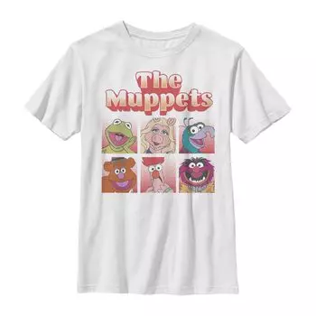 Футболка Disney's The Muppets Boys 8-20 с комиксами в коробке Disney, белый