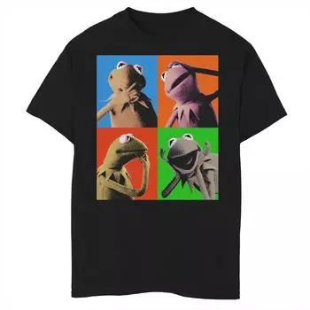 Футболка Disney's The Muppets Boys 8-20 с лягушкой Кермитом в стиле поп-арт Disney