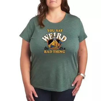 Футболка Disney's The Muppets Gonzo Plus со странным рисунком, цвет Heather Green