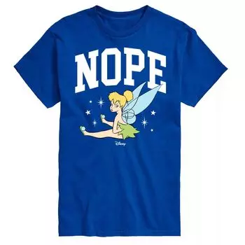 Футболка Disney's Tinker Bell Big & Tall с рисунком Nope, Blue Licensed Character, синий