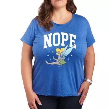 Футболка Disney's Tinker Bell Plus Nope с рисунком, цвет Heather Royal Blue