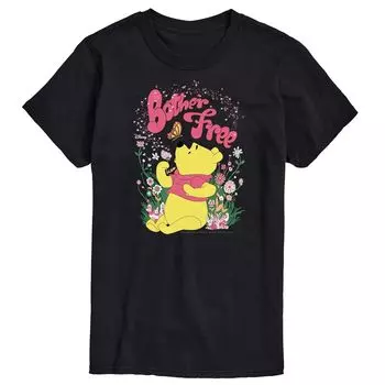Футболка Disney's Winnie the Pooh Big & Tall Bother с рисунками Licensed Character, черный