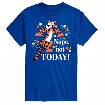 Футболка Disney's Winnie the Pooh Big & Tall Nope Not Today с рисунком Licensed Character, синий