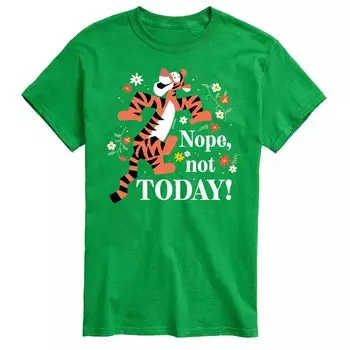 Футболка Disney's Winnie the Pooh Big & Tall Nope Not Today с рисунком Licensed Character, зеленый