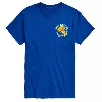 Футболка Disney's Winnie the Pooh Big & Tall с подвесным рисунком Licensed Character, синий