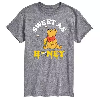 Футболка Disney's Winnie the Pooh Big & Tall Sweet As Honey с рисунком Licensed Character