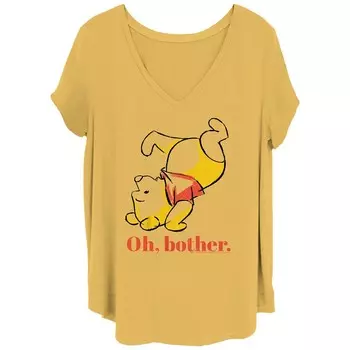 Футболка Disney's Winnie The Pooh Junior с рисунком Tumble Bear Oh Bother Licensed Character, цвет Ochre