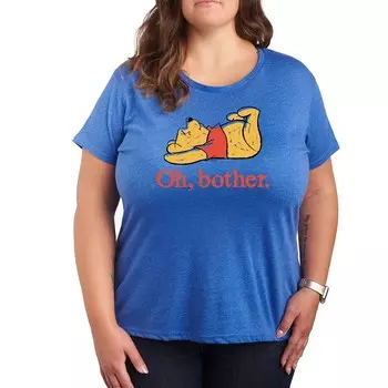 Футболка Disney's Winnie The Pooh Plus Oh Bother с рисунком, цвет Heather Royal Blue