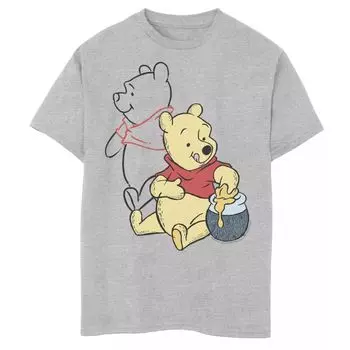 Футболка Disney's Winnie the Pooh с графическим рисунком и портретом для мальчиков 8–20 лет Disney