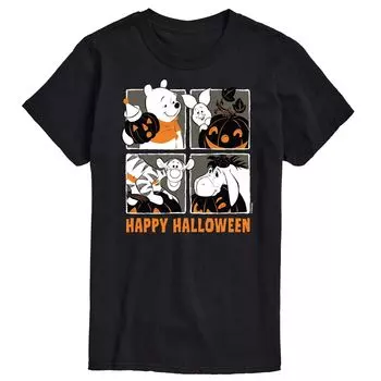 Футболка Disney's Winnie The Pooh с изображением больших и высоких персонажей Happy Halloween Licensed Character