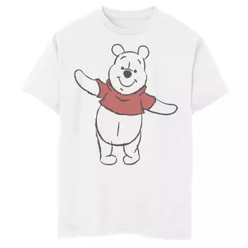 Футболка Disney's Winnie the Pooh с рисунком медведя 8–20 лет и рисунком медведя Disney, белый