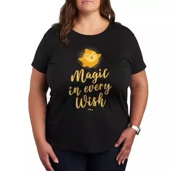 Футболка Disney's Wish Plus Magic In Every Wish с рисунком, черный