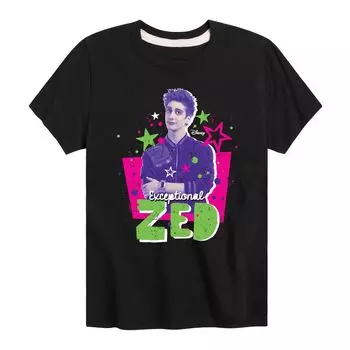 Футболка Disney's Zombies Boys 8-20 с графическим рисунком ZED Licensed Character, черный