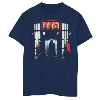 Футболка Disney Star Wars Boys 8-20 The Return of the Jedi Darth Vader Elevator Disney