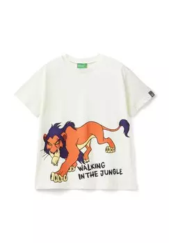 Футболка DISNEY THE LION KING United Colors of Benetton, кремовый