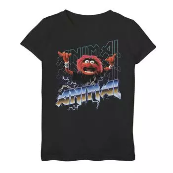 Футболка Disney The Muppets Animal Rock Portrait для девочек 7–16 лет Licensed Character
