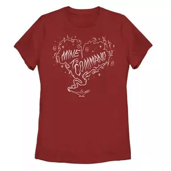 Футболка Disney Villains Valentine's Mine To Command для юниоров Licensed Character, красный