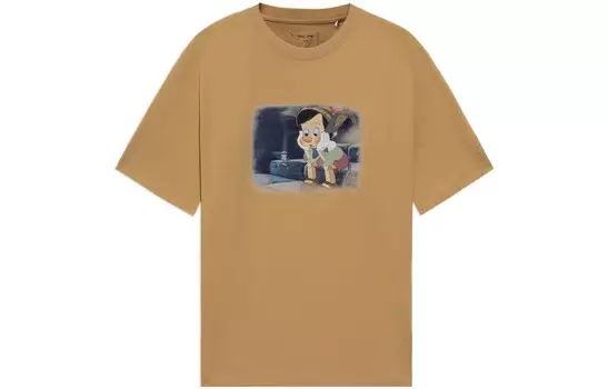 Футболка Disney X Disney мужская коричневая Lining, коричневый