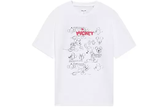 Футболка Disney X Disney унисекс белая Lining, белый