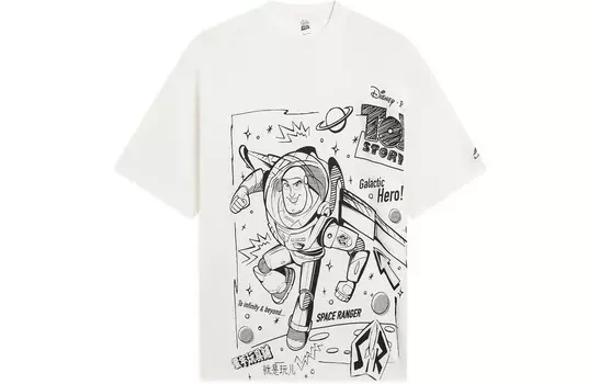 Футболка Disney X Disney унисекс белая Lining, белый