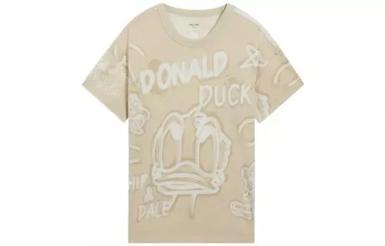 Футболка Disney X Disney унисекс хаки Lining, хаки