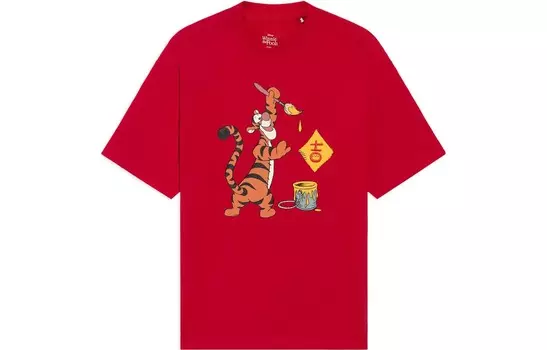 Футболка Disney X Disney унисекс красная Lining, красный