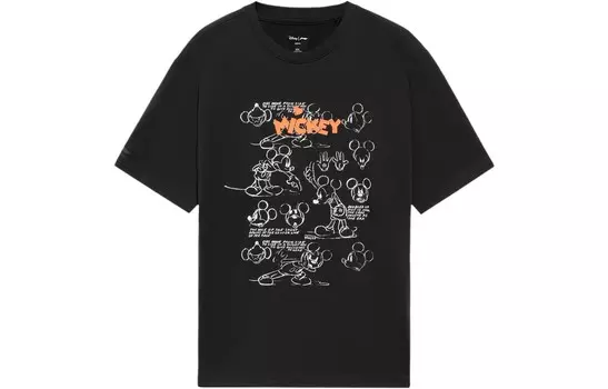 Футболка Disney X Disney унисекс Lining, черный