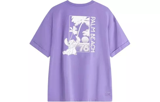 Футболка Disney X Disney женская светло-фиолетовая Lining