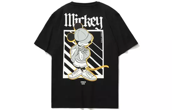 Футболка Disney X Sports Fashion Collection унисекс, черная Lining, черный