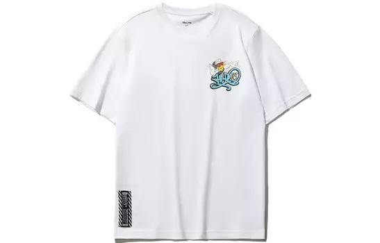 Футболка Disney X унисекс белая Lining, белый