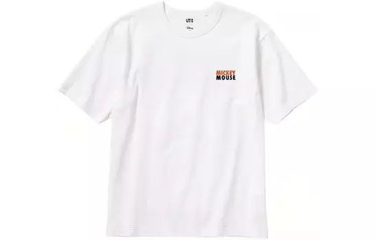 Футболка Disney X унисекс молочно-белая Uniqlo, слоновая кость