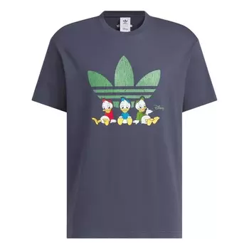 Футболка Disney X унисекс темно-синяя Adidas Originals, темно-синий