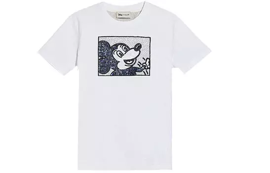 Футболка Disney X женская белая Coach