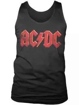 Футболка Distressed Logo Tank Top AC/DC, черный