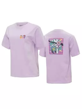 Футболка District BORN WILD, фиолетовый