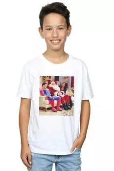 Футболка Диван Санта Friends, белый