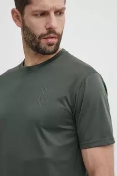 Футболка для активных тренировок Hummel, зеленый