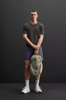 Футболка для базовых тренировок ZARA, темно-серый