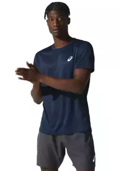 Футболка для бега Asics "CORE SHORT SLEEVE TOP", цвет морской волны