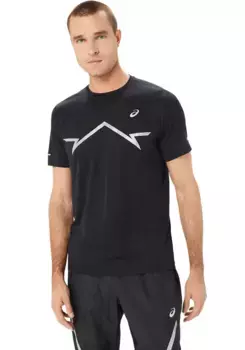 Футболка для бега Asics "LITE-SHOW SS TOP", черный