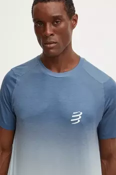 Футболка для бега Performance Compressport, синий