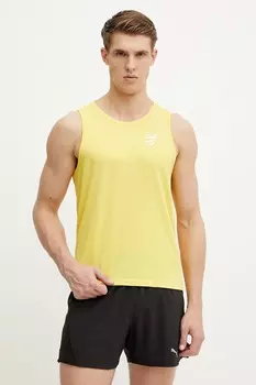 Футболка для бега Singlet Compressport, желтый