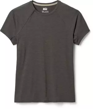 Футболка для бега Swiftland — женская REI Co-op, черный