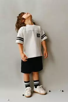 Футболка для бега трусцой ZARA, белый