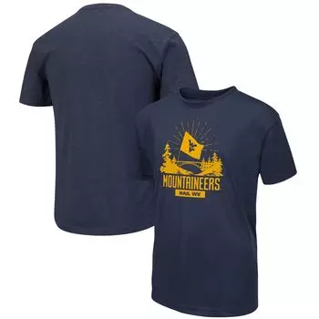 Футболка для болельщиков молодежной команды Colosseum Navy West Virginia Mountaineers Colosseum