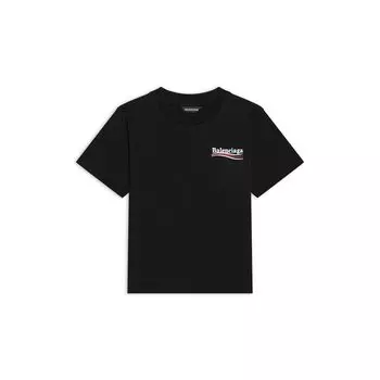 Футболка для детей - Политическая кампания BALENCIAGA, черный