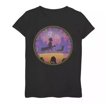 Футболка для девочек 7–16 лет Disney/Pixar Coco Miguel Dante Bridge Fireworks Licensed Character